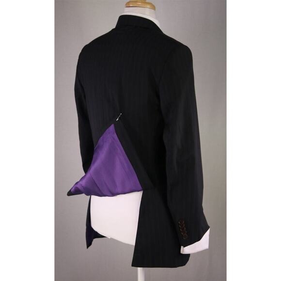 Paul Smith The Westbourne Black Textured Tonestripe 3-Btn Slim Fit Wool Suit 38R - Picture 7 of 12